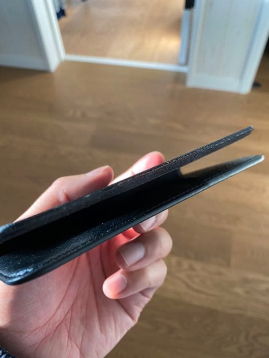 フォリオ モノグラムエクリプス iPhone XS スマホケース PVC 黒