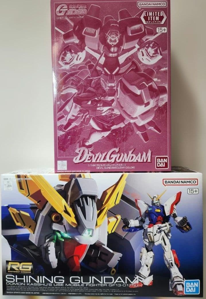 ガンプラ デビルガンダム & RG 2種　シャイニングガンダム　ウイングガンダム