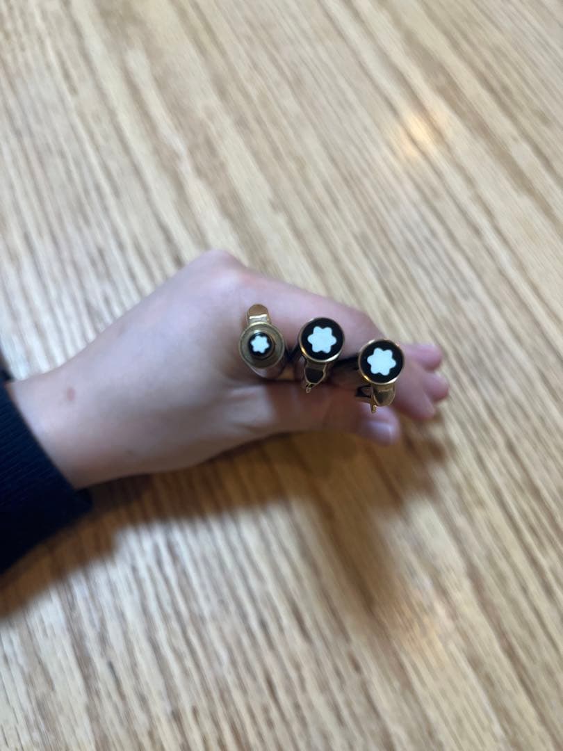 MONBLACペンケース&シャープペンシル2本レバー式ボールペン1本セット