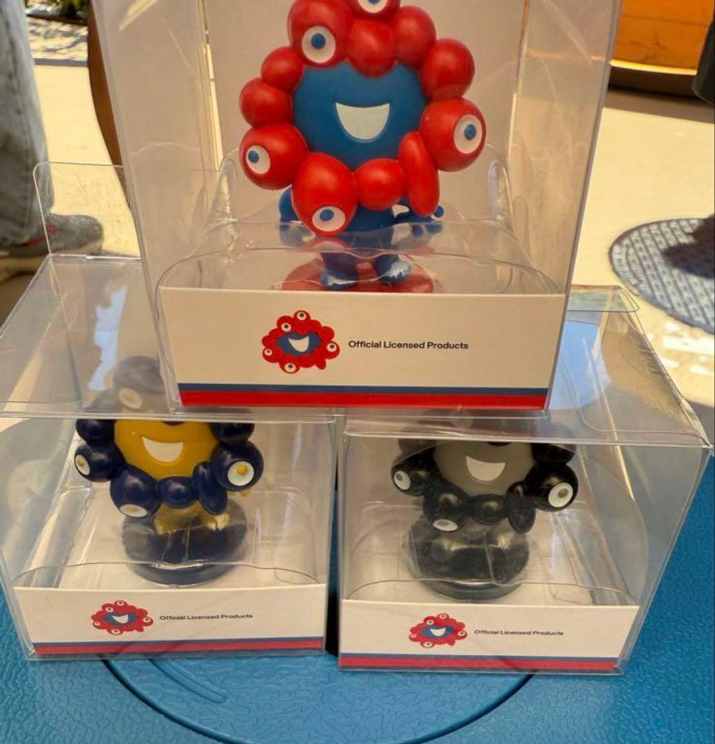 【新品未開封】黒　ミャクミャク　首ふりマスコット　コンプリート