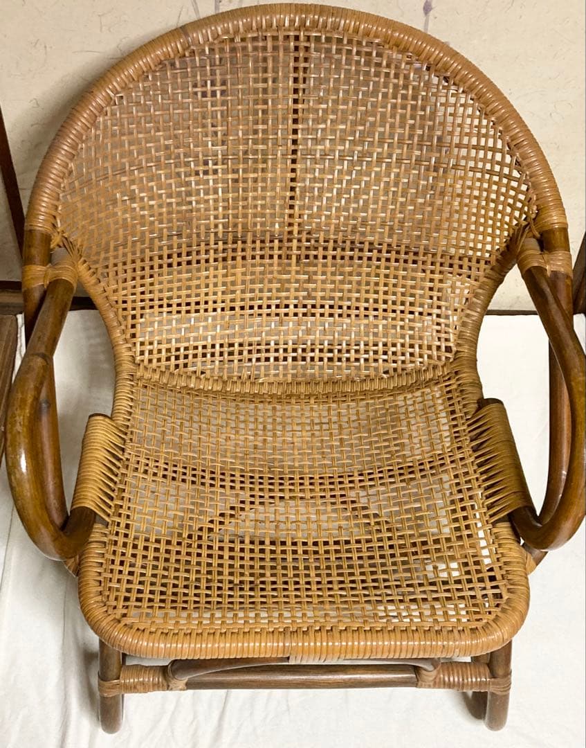 エトセトラ！【アンティーク】 籐ラタン チェア①