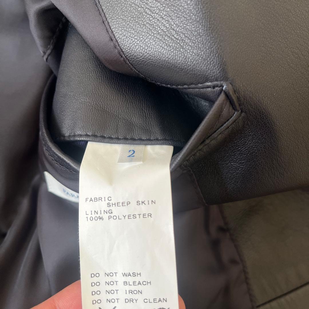 EDIFICE PARMENTIER ダブルライダース　レザージャケット