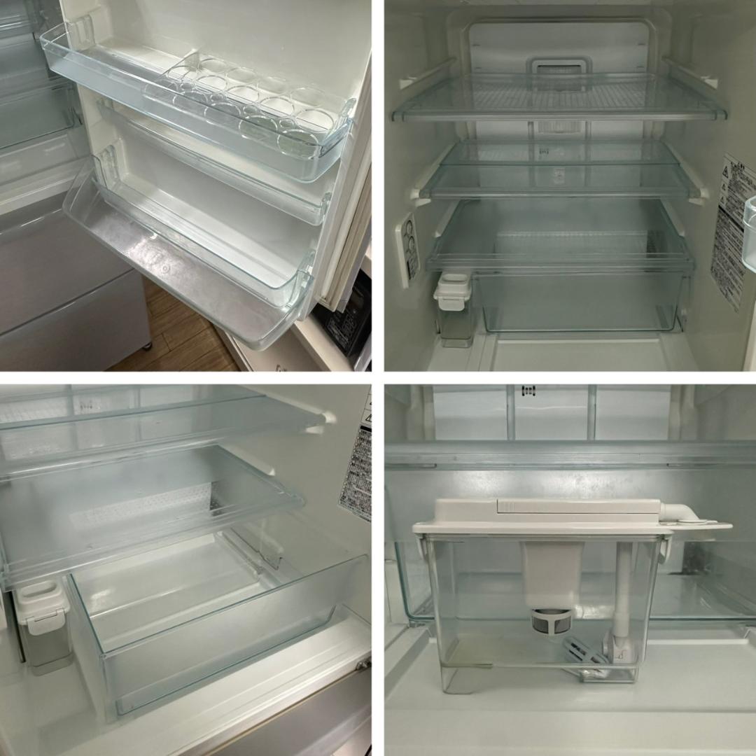 iΦ TOSHIBA 冷凍冷蔵庫 置けちゃうスリム GR-E34N 340L ①