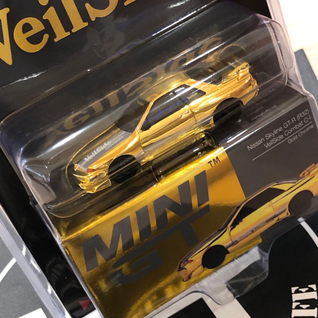 MINI GT ミニGT　日産 スカイライン GT-R　ゴルドクローム