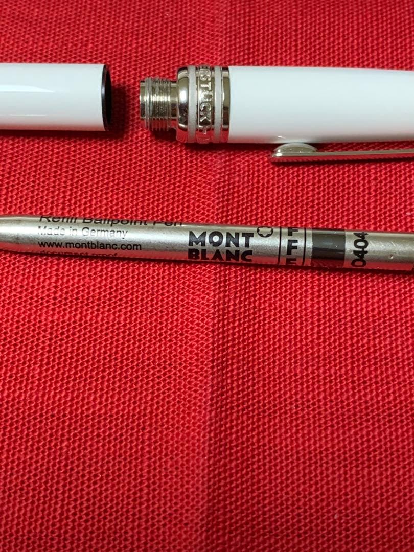 MONTBLANC マイスターシュテュック ホワイトソリテール　ボールペン