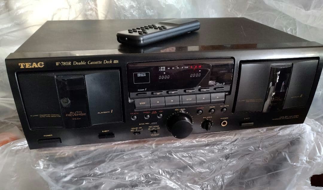 TEAC W-780R ダブルカセットデッキ動作品