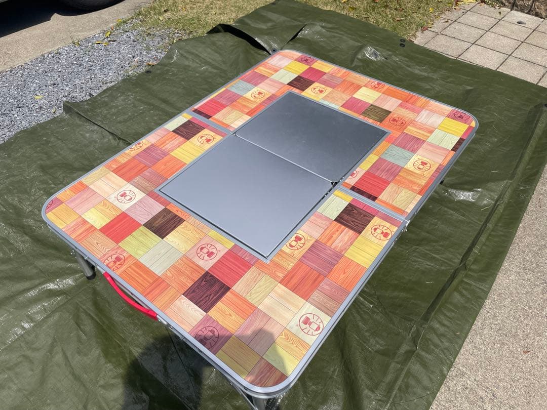 コールマン テーブル ナチュラルモザイクBBQテーブル 110プラス
