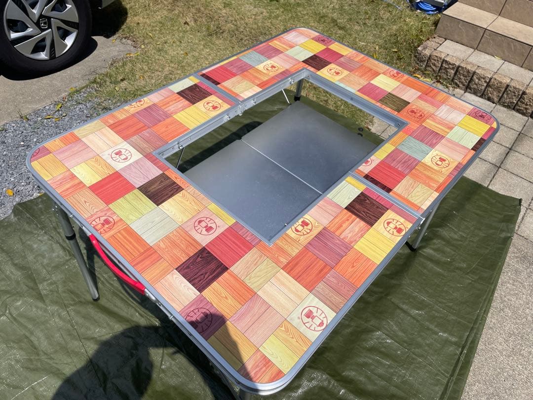 コールマン テーブル ナチュラルモザイクBBQテーブル 110プラス