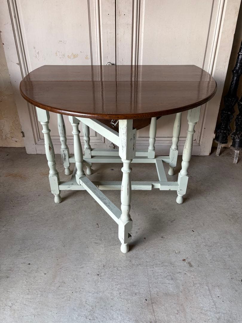 オーク　バタフライテーブル/ペイント