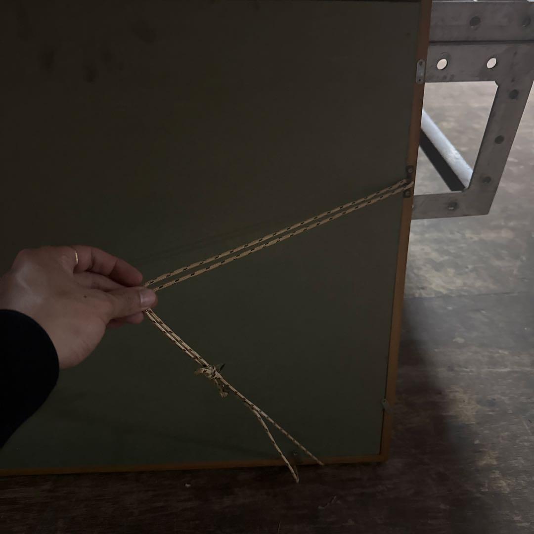 真作 西森湧光 日本画「赤富士」