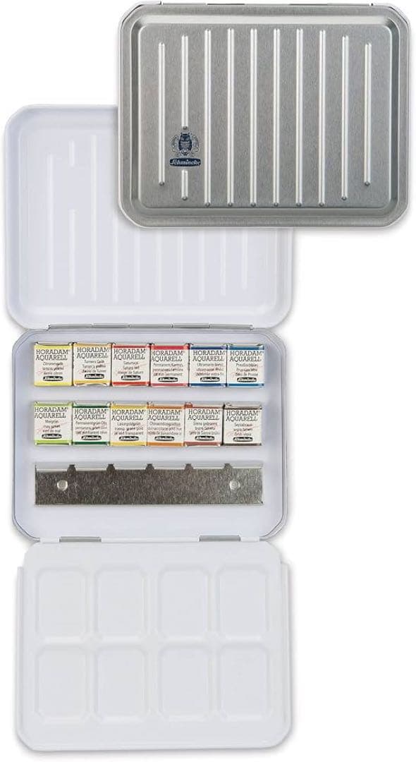 シュミンケ ホラダム 固形水彩絵具  ハーフパン ボタニカル 12色限定セット