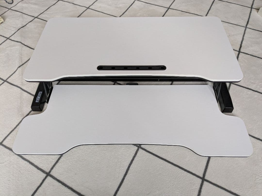 卓上スタンディングデスク　ガス昇降