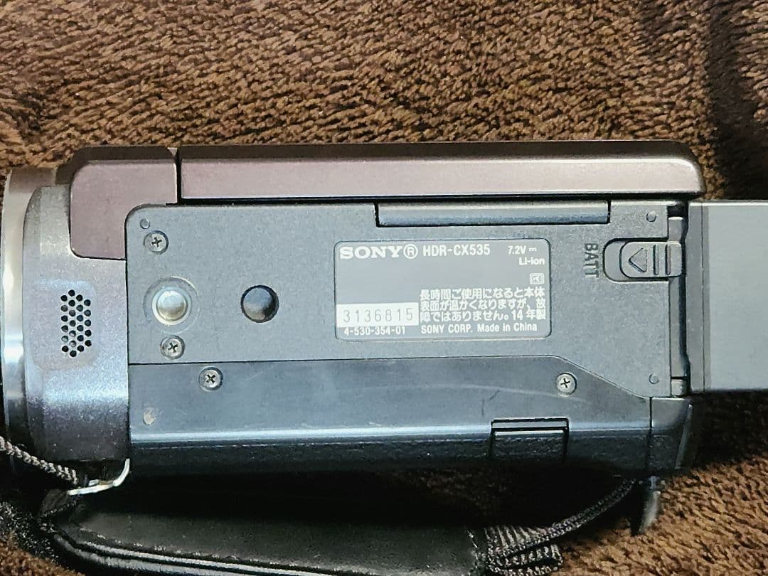 SONY HDR - CX535 ブラウン色