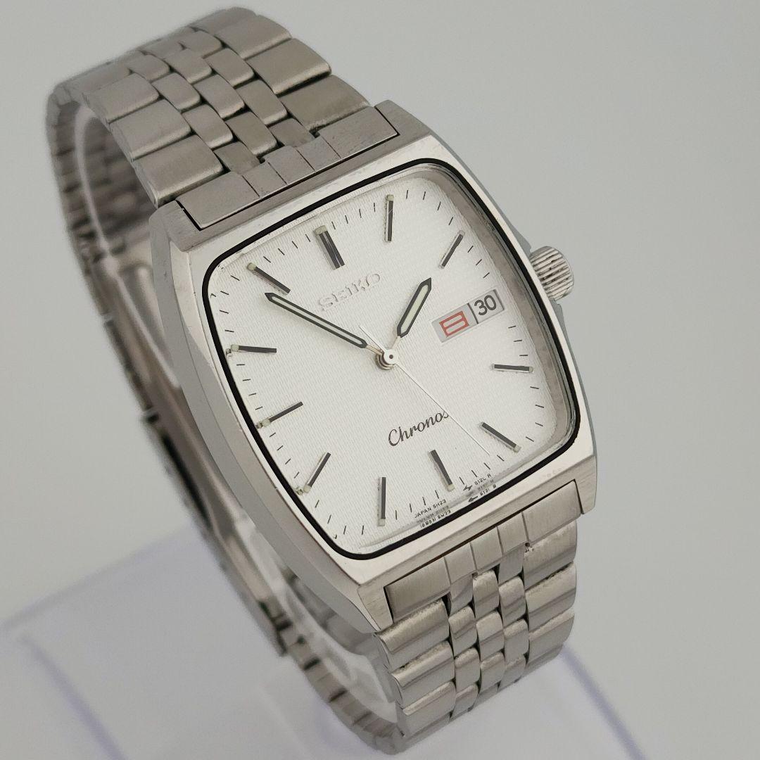 【美品】セイコー クロノス クォーツ【5H23-5110】【稼働品】メンズモデル