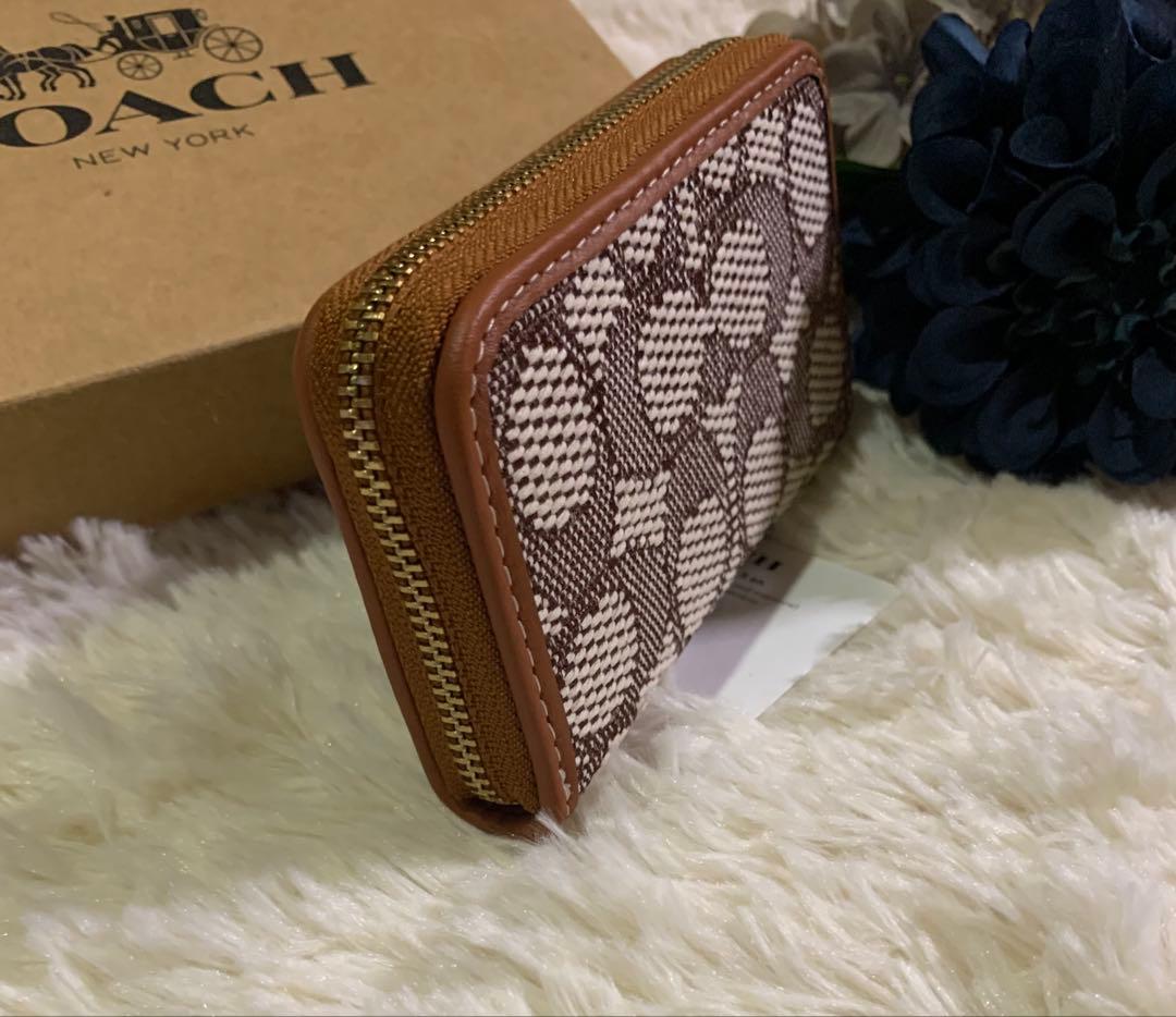 COACH ケース カードケース ブラウン・ベージュ