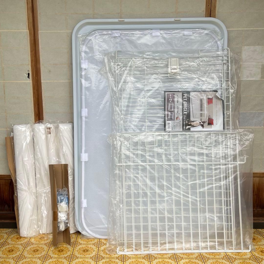 【送料込み】未使用 ペットサークル/ケージ アイリスオーヤマ 小中型犬用