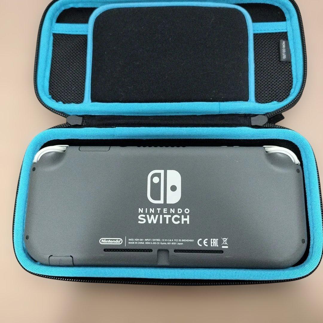 Nintendo Switch Lite グレー 専用ハードケース付き