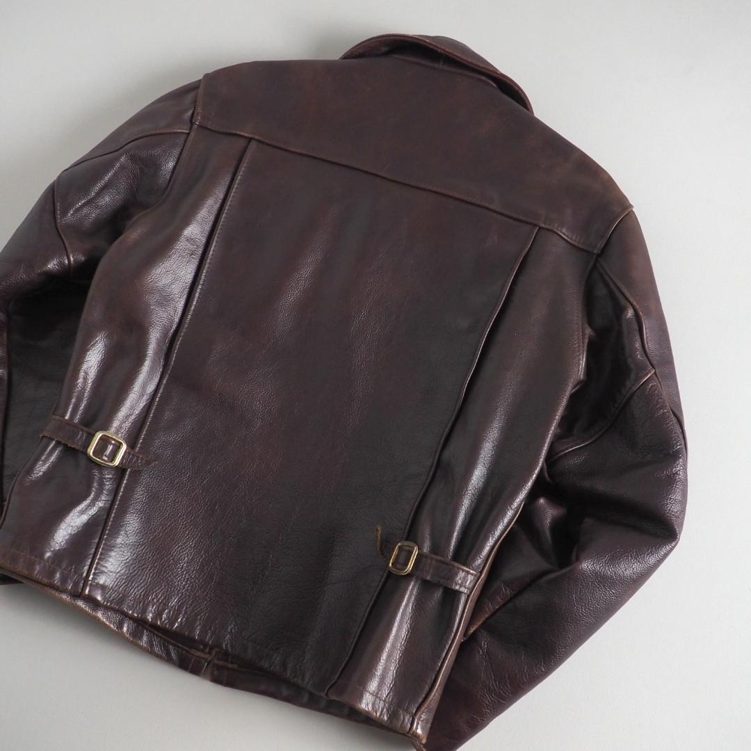 ショット　 Schott　36　トラッカージャケット　レザージャケット　赤茶