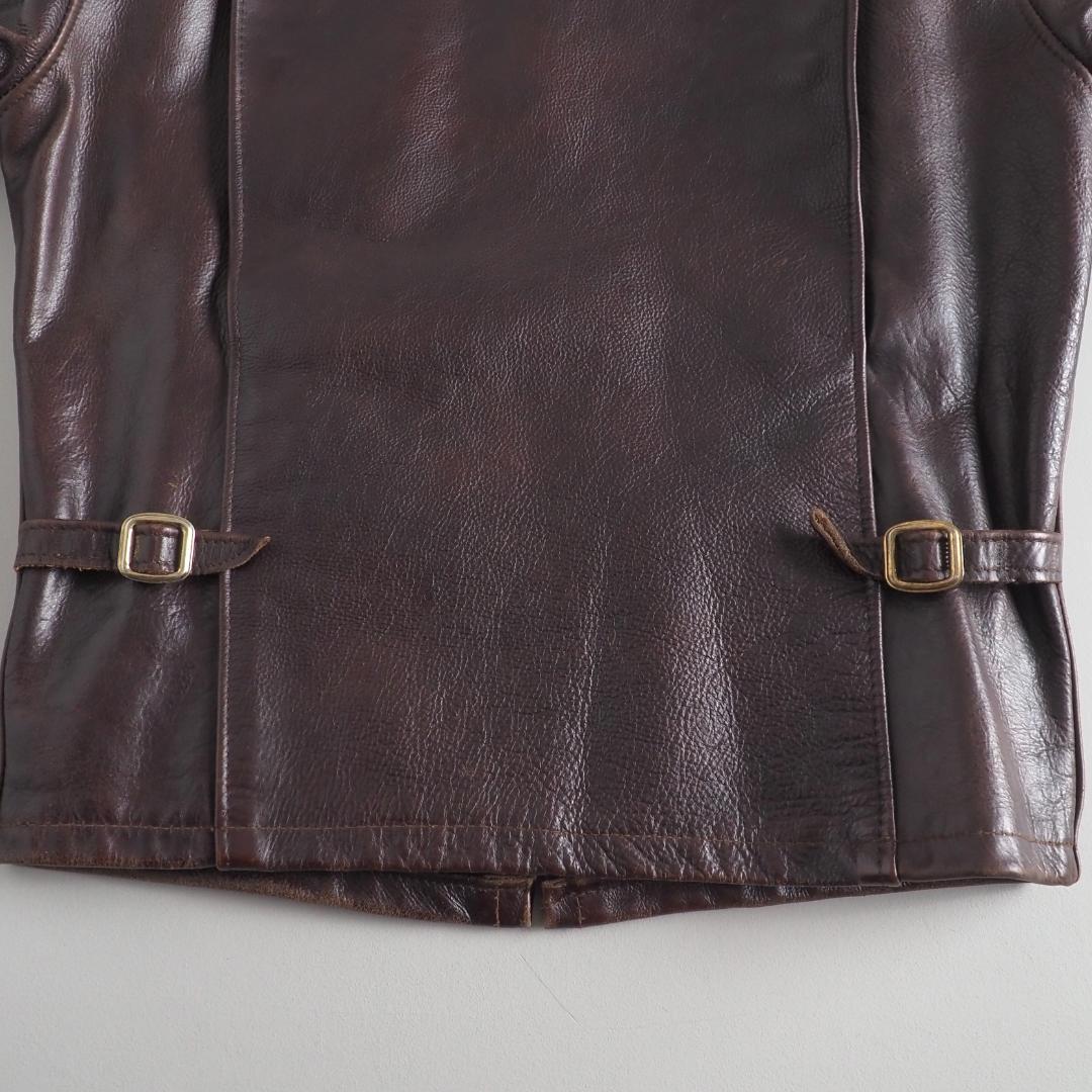 ショット　 Schott　36　トラッカージャケット　レザージャケット　赤茶