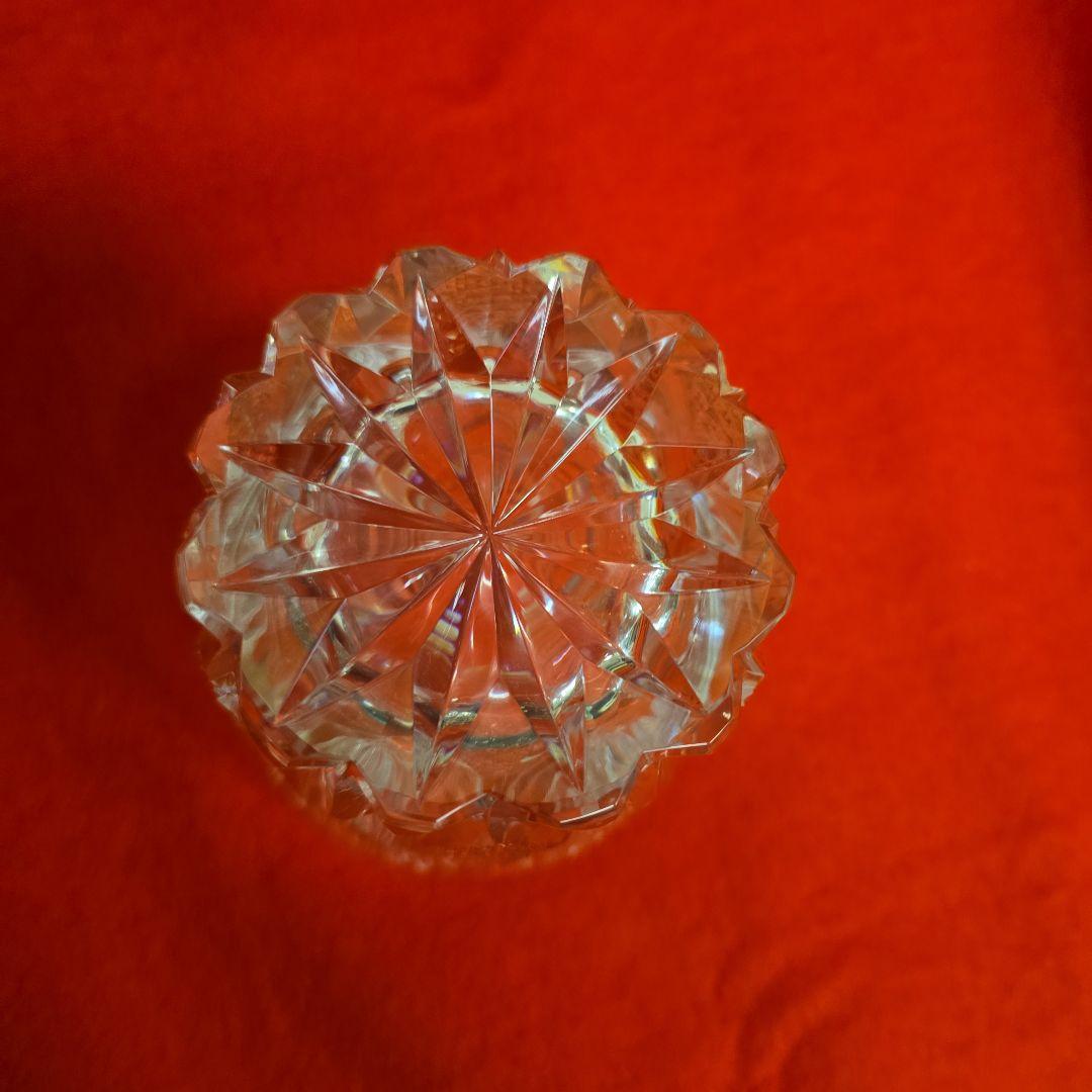 ★お値下げ★　HOYA カットクリスタル 菊　ロックグラス