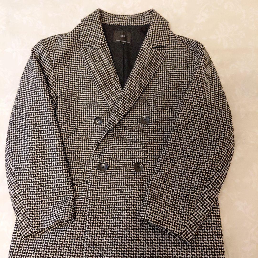 12/25-28限定価格　23区 ループミックスツイード ダブル ジャコット