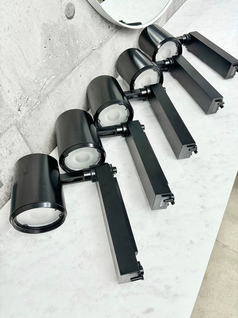 【超美品】LEDスポットライト ブラック5個セット
