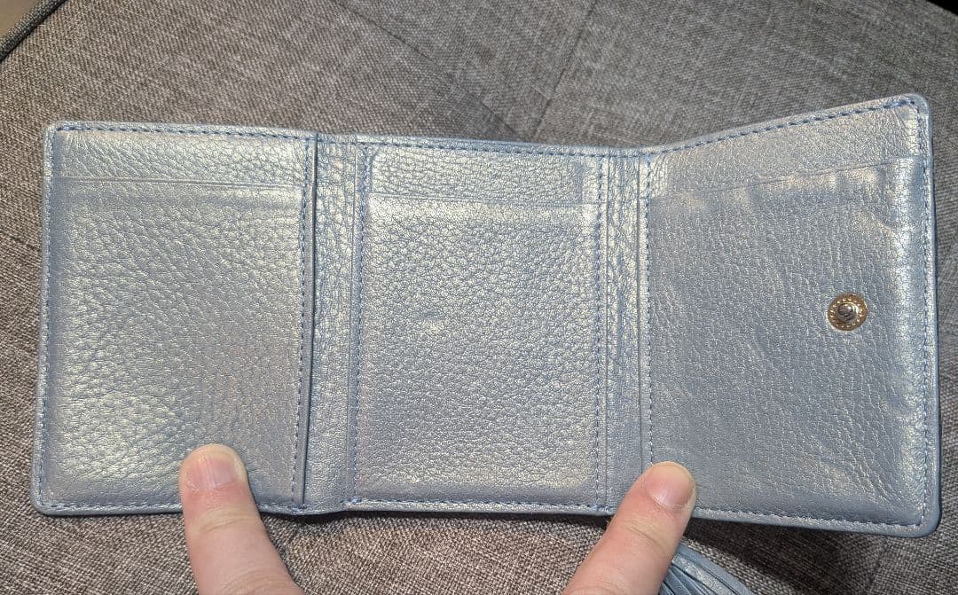 美品★アタオ★ハート型 ★三つ折り財布