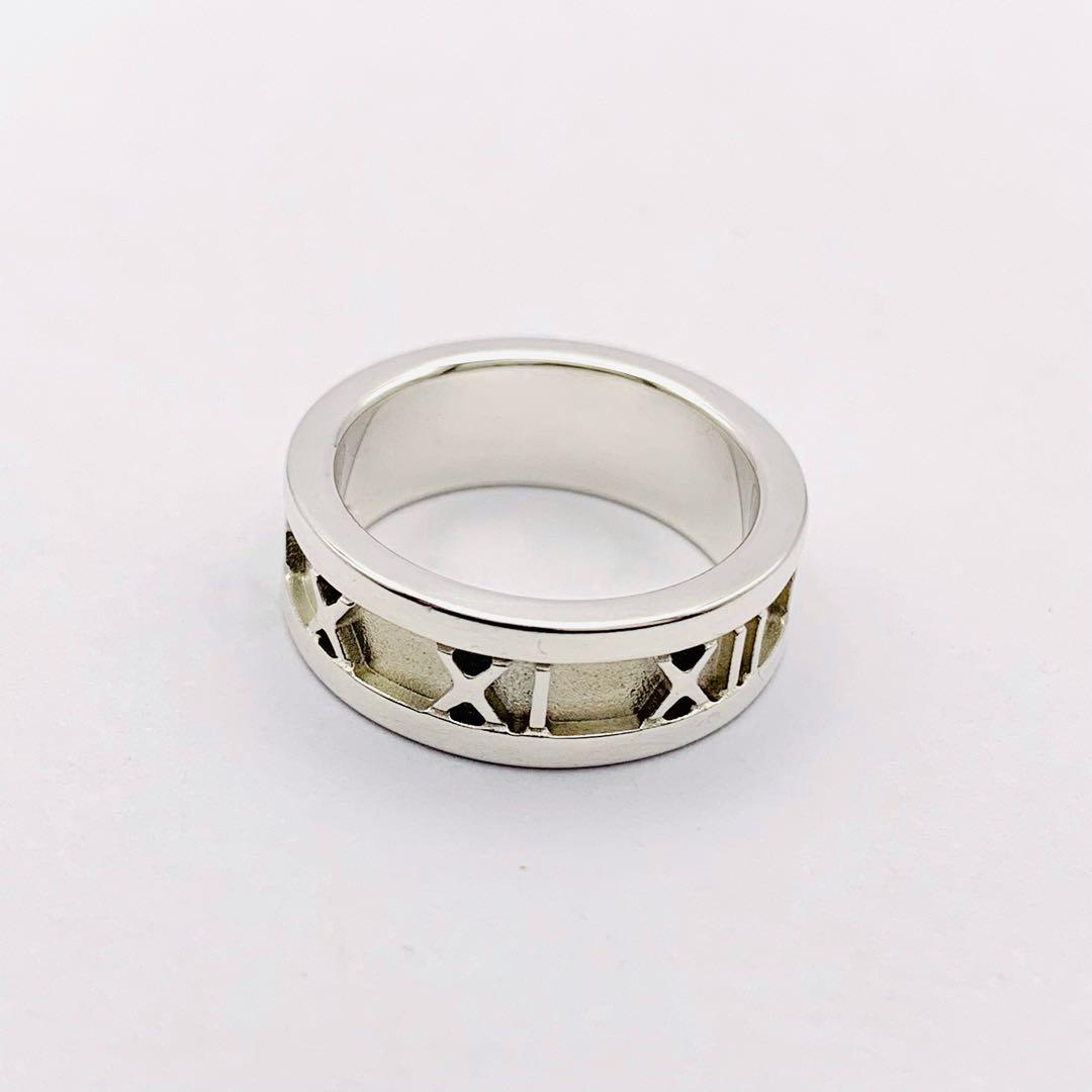 新品仕上げ ティファニー アトラス リング 8号 シルバー925