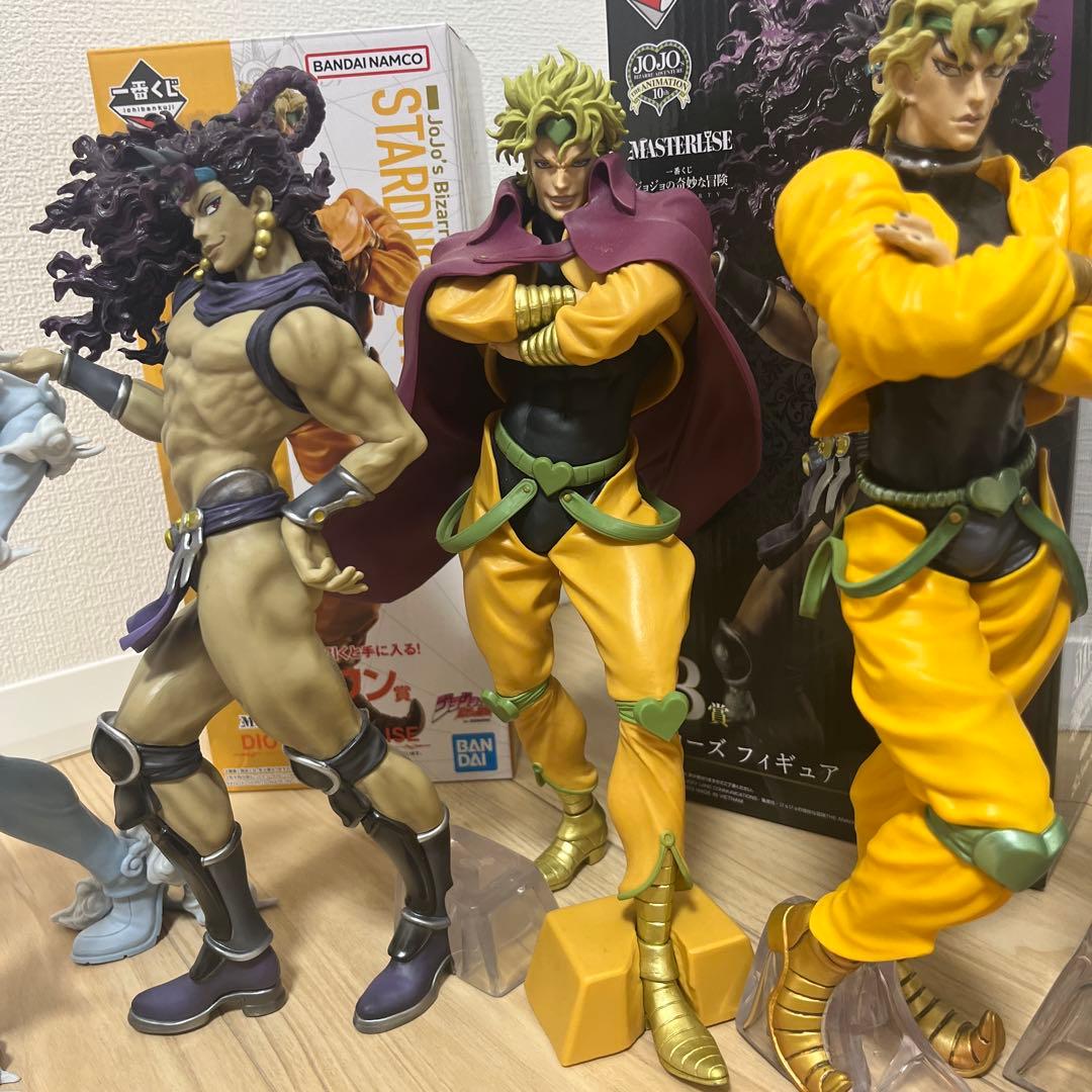 一番くじ　ジョジョ　フィギュア5体セット　DIO カーズ　承太郎