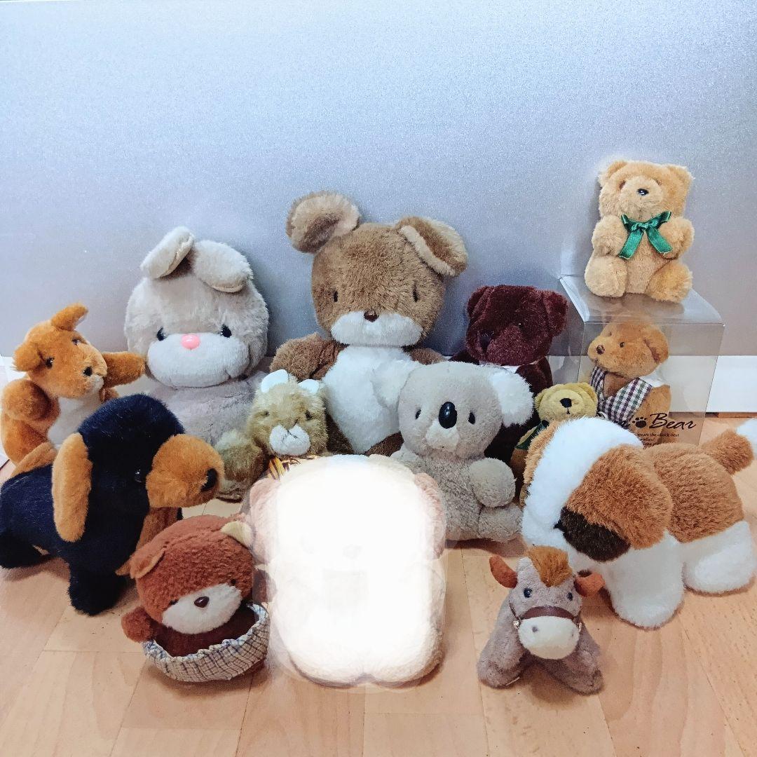 昭和レトロ ぬいぐるみ　吉徳 サンアロー アルファ タイトー MSP　まとめ売り