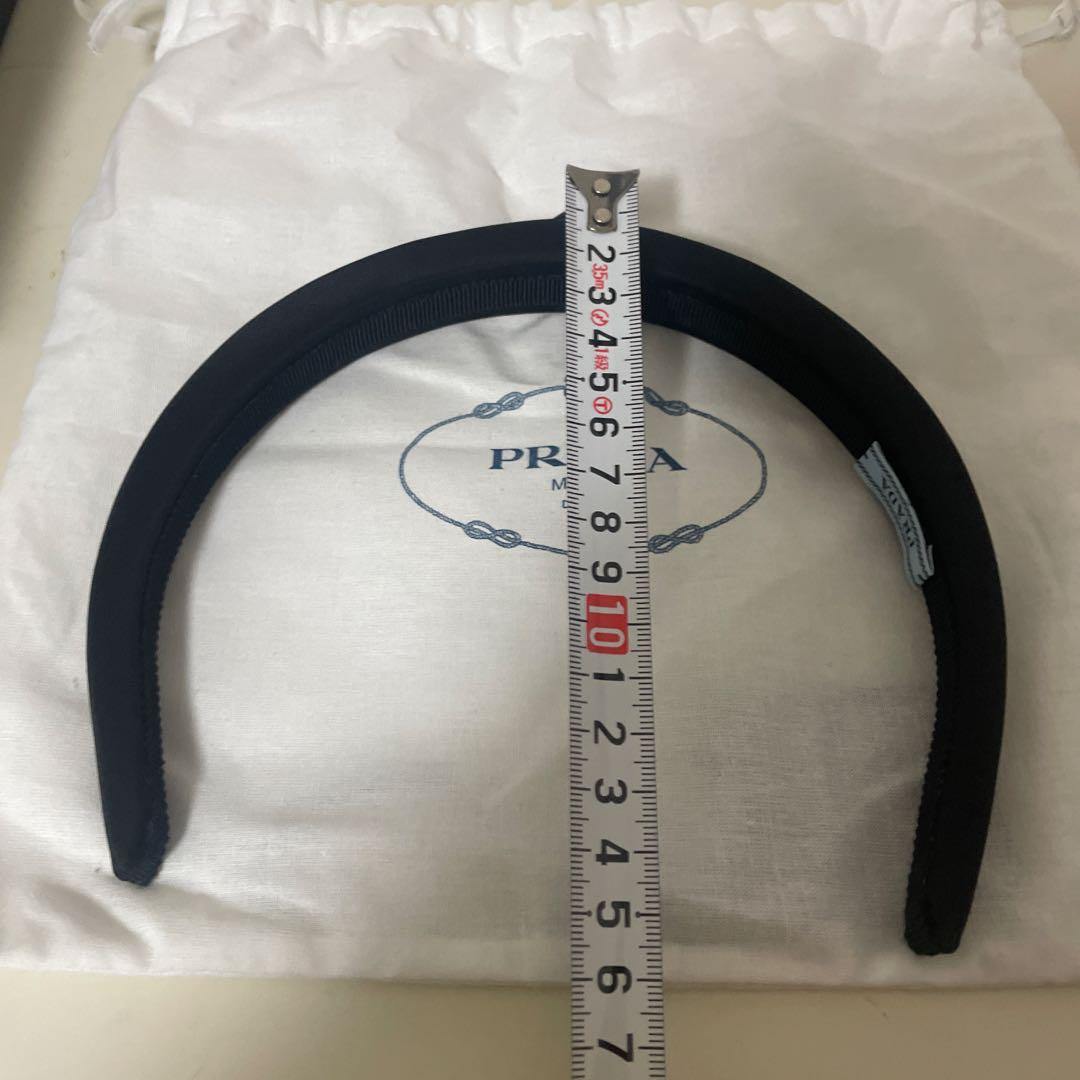 K*o様 PRADA ブラック ヘアバンド　re nylon