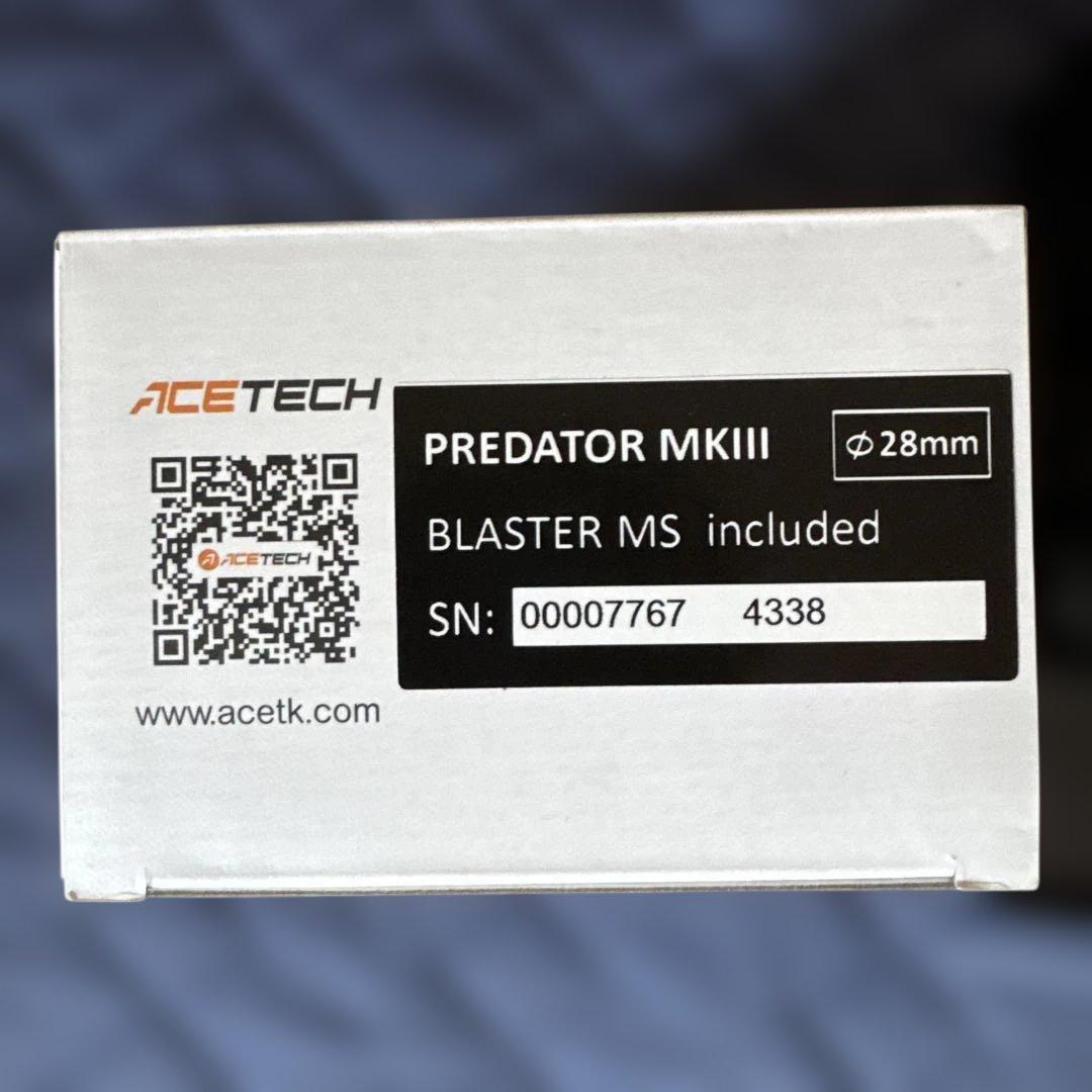 ACETECH PREDATOR MKIIIマズルフラッシュサイレンサー28mm