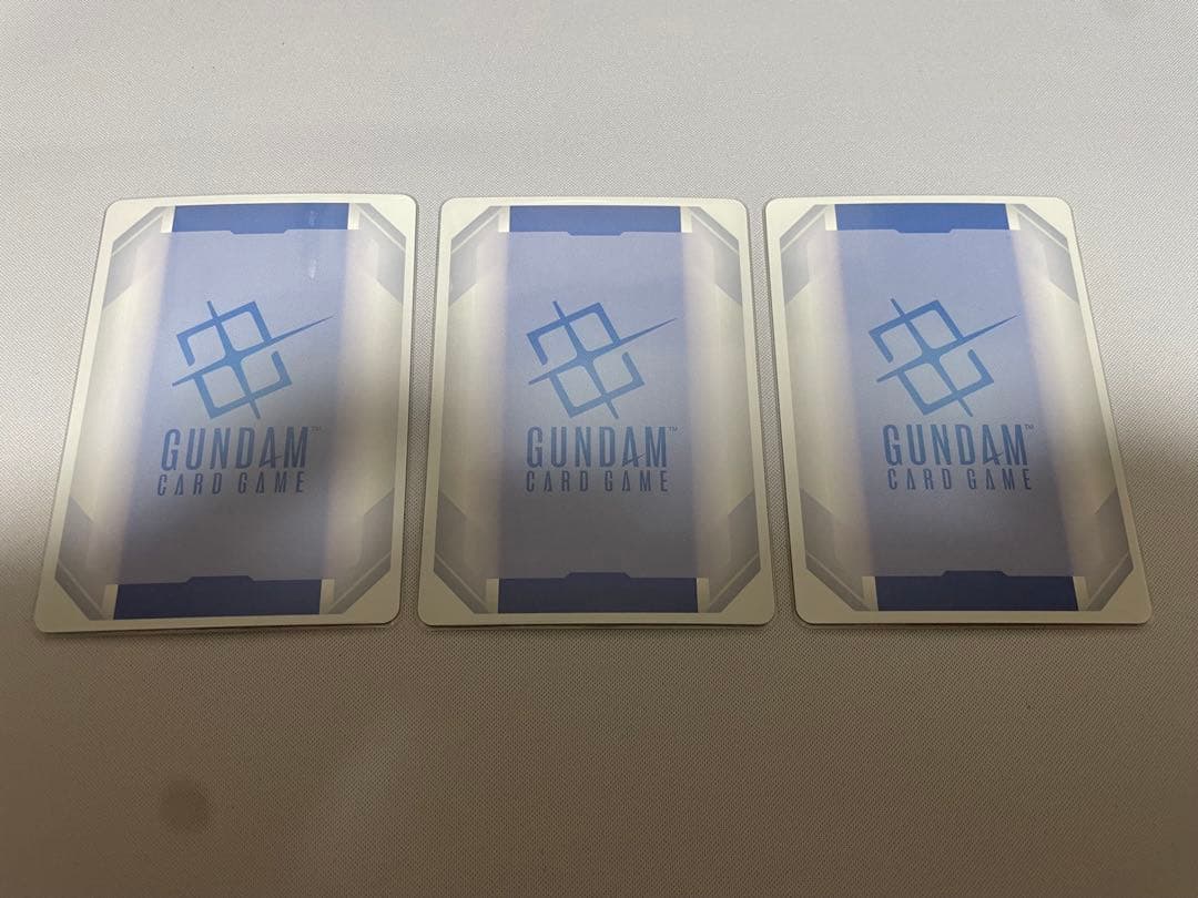 ガンダムカードゲーム　覚悟の表れ　パラレル　3枚