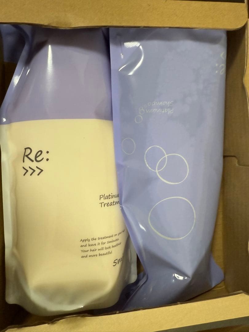 アジュバンリ:プラチナムシャンプーR 600ml & トリートメントR 600g