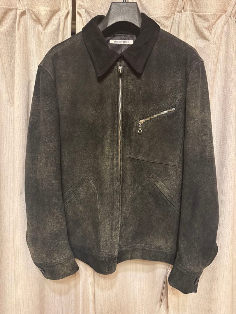 マ*ー様 【SEVEN BY SEVEN 】91-B TYPE レザーブルゾン