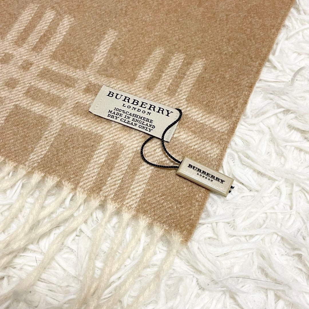 【申己暎 】 BURBERRY LONDON カシミヤ100% マフラー