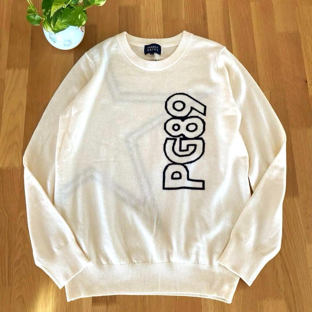 パーリーゲイツ　長袖セーター　カシミア混