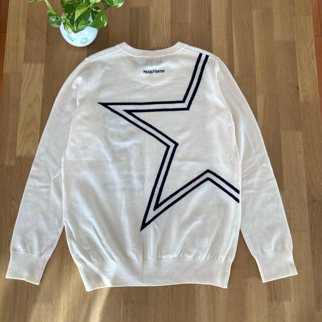 パーリーゲイツ　長袖セーター　カシミア混