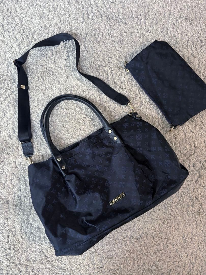 russet 親子バッグ　トートバッグ　ショルダーバッグ　2way 黒　未使用