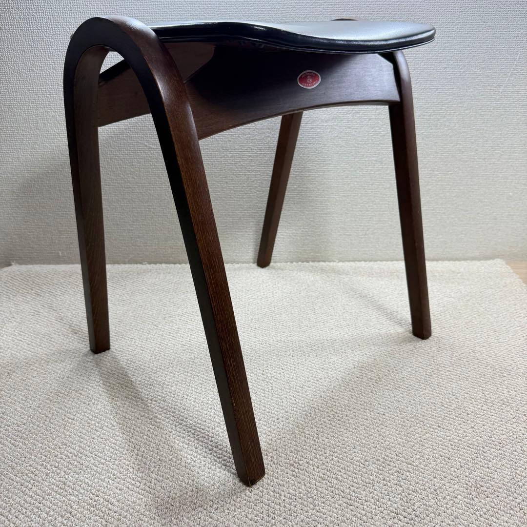 秋田木工 剣持勇 IDC AKIMOKU スツール ブラック