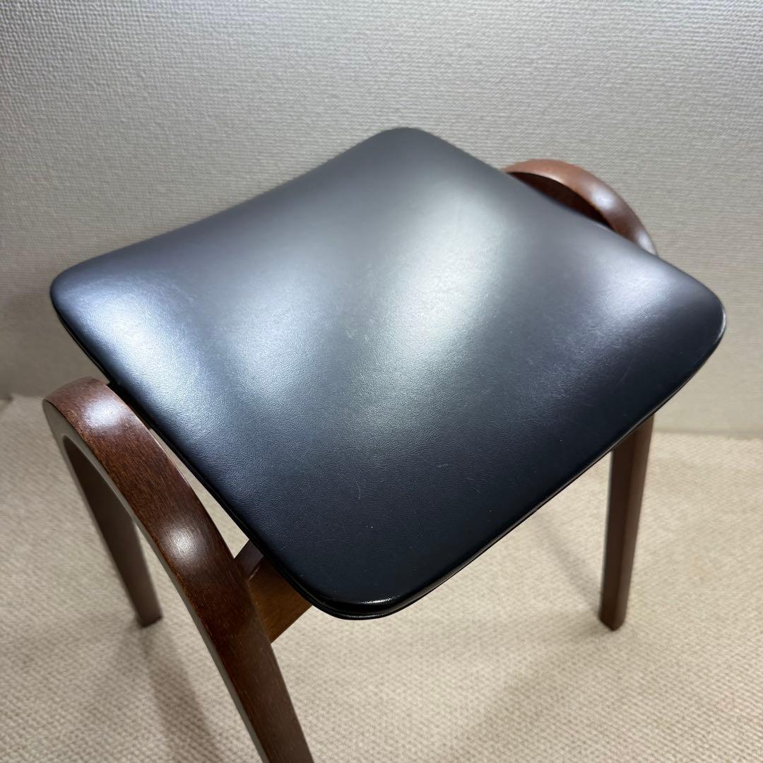 秋田木工 剣持勇 IDC AKIMOKU スツール ブラック