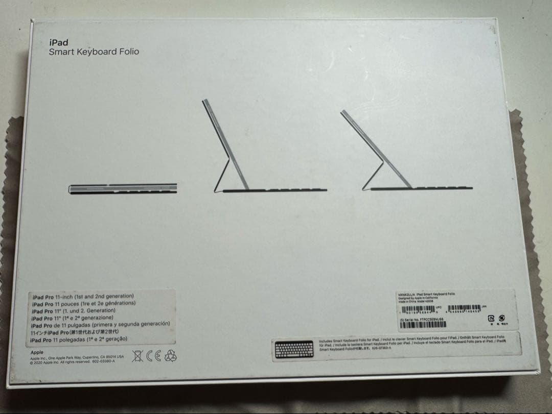 純正 Apple Smart Keyboard Folio 11インチ 日本語