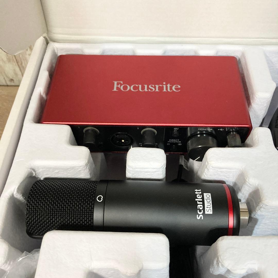 美品✨Focusrite Scarlett 2i2 Studio 動作確認済