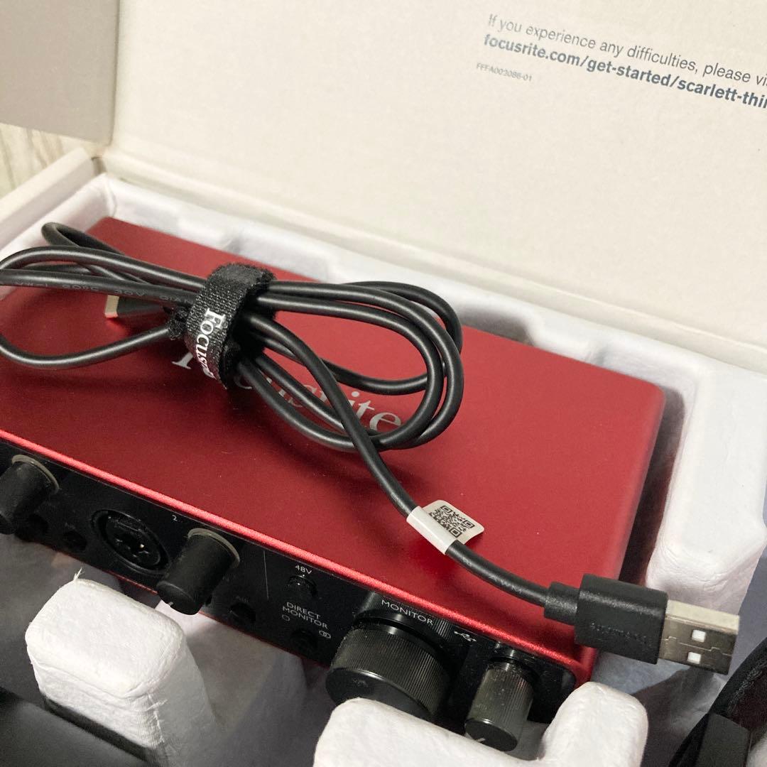 美品✨Focusrite Scarlett 2i2 Studio 動作確認済