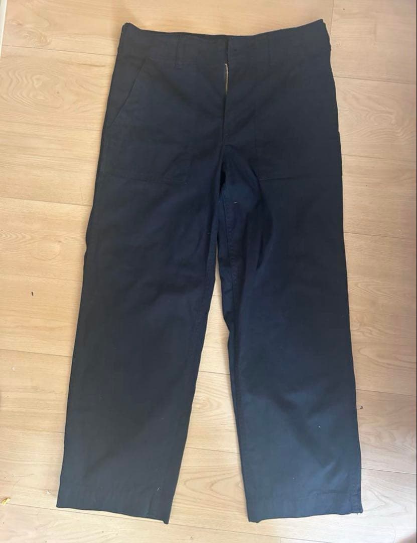 Spick and Spanスピックアンドスパン ベイカーパンツ　ブラック38