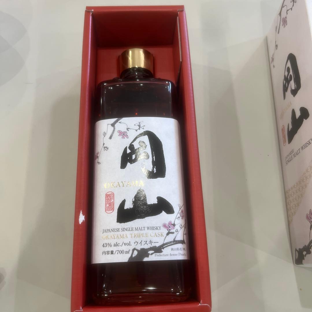 最終値下げ‼️868 岡山 シングルモルトウイスキー トリプルカスク 700ml