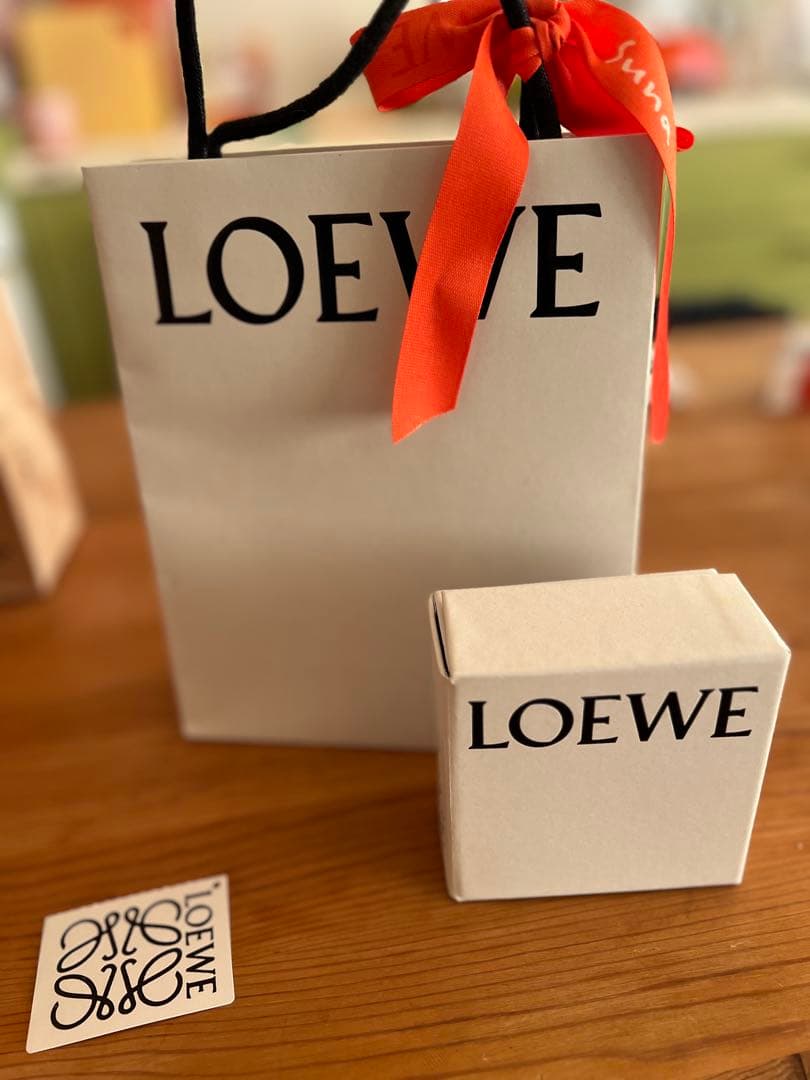 LOEWE ブローチ　4色パターン