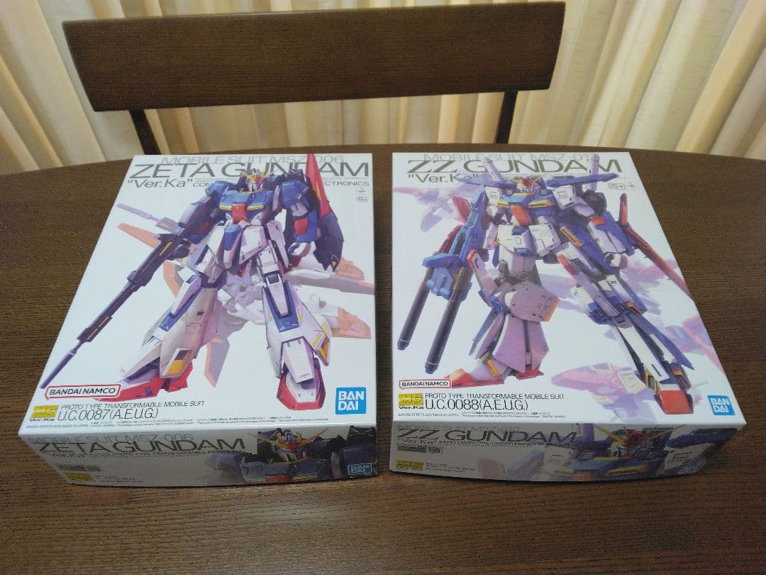 ガンプラ MG ダブルゼータ ZZ　ゼータ Z　Ver.Ka　ガンダム　プラモ