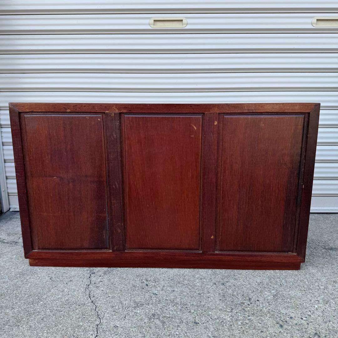 豪華 螺鈿細工 花梨 唐木 3段9杯 小箪笥チェスト 収納キャビネット抽斗飾り棚