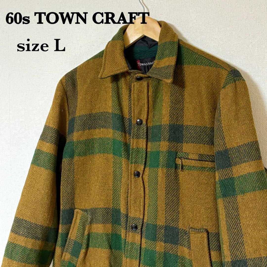 60s TOWN CRAFT スポーツジャケット サイズL相当 涙目TALON
